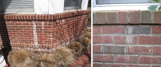 Efflorescence, brick, defects, brick defects, issues, brick issues