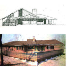 Drawing and Final product of house